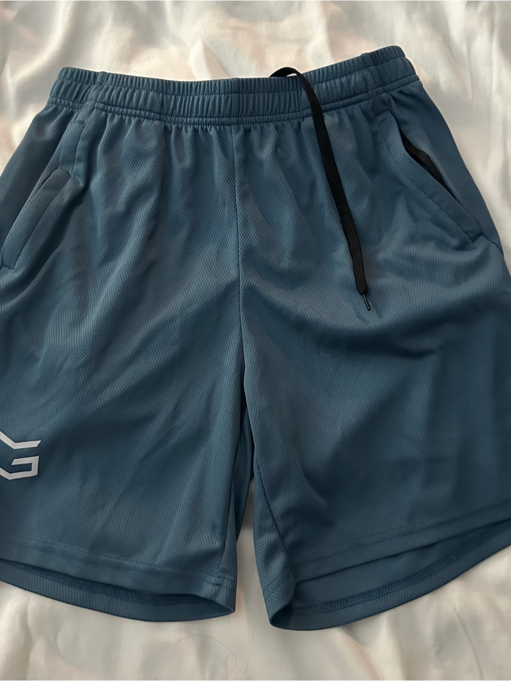 Men's Blue Athletic Shorts